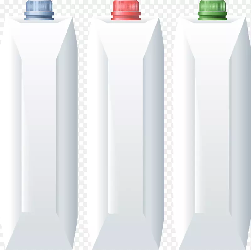 塑料瓶包装和标签设计师.手绘牛奶包装