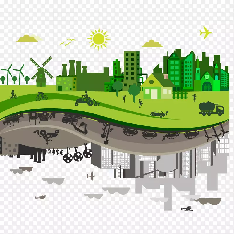 污染可持续城市生态城市创意城市