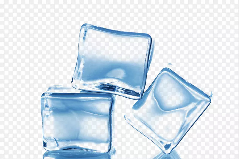 冰立方融化冰晶.冰