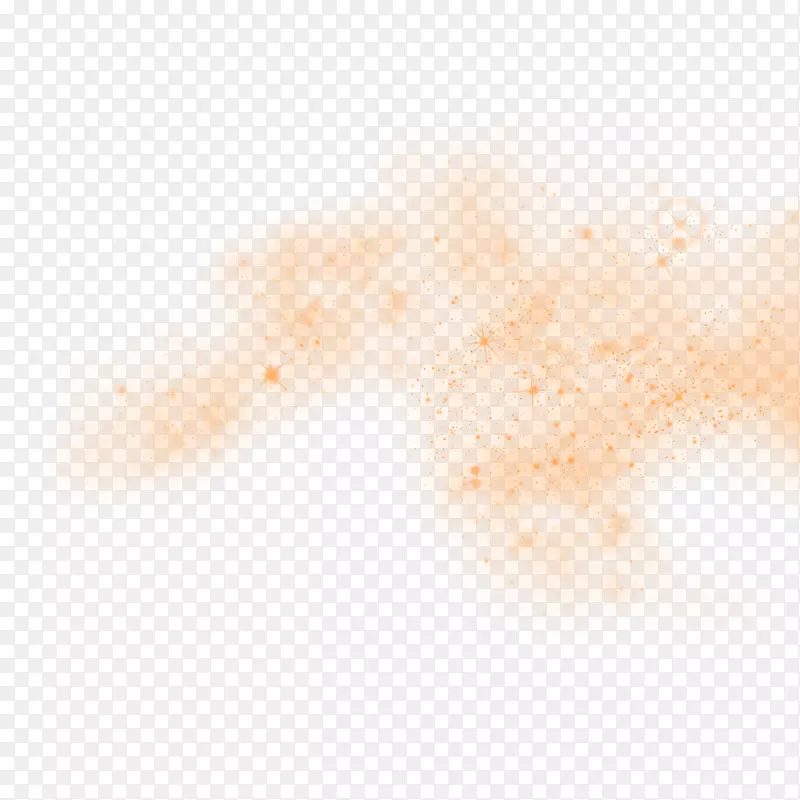 天空计算机壁纸-橙色星云