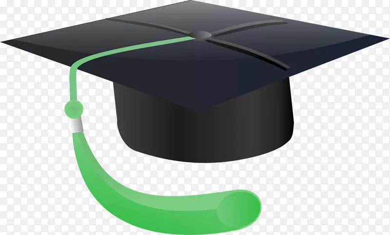 正方形学术帽毕业典礼学术服装剪贴画-毕业图片