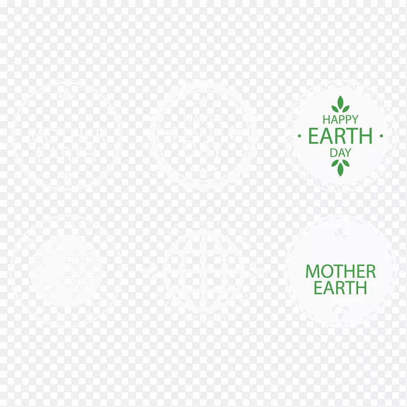 商标字体-地球日贴纸