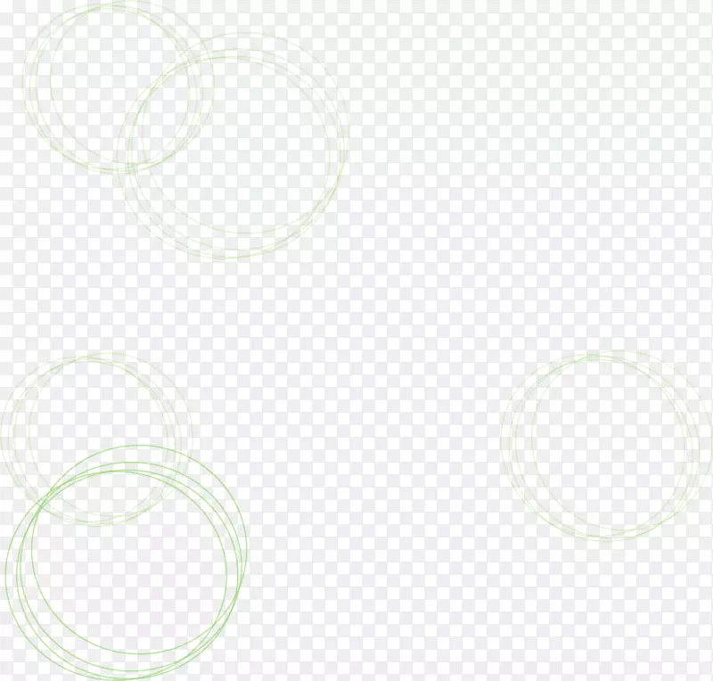 圆形材料体珠宝字体-浮动绿色圆圈