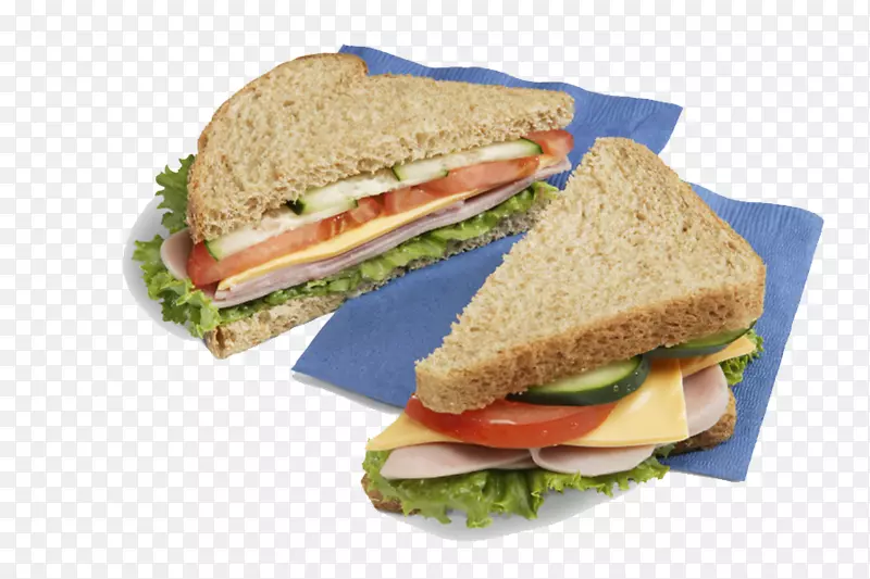 潜水艇三明治奶酪三明治花生酱和果冻三明治早餐汉堡包三明治PNG透明图片