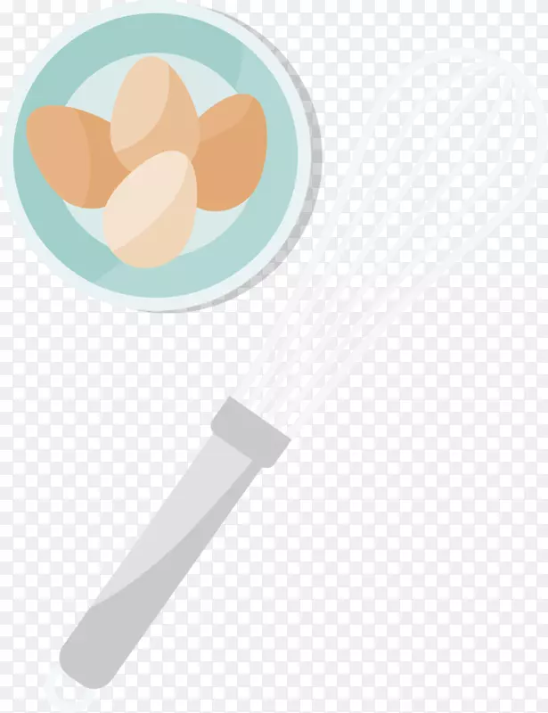 勺子搅拌鸡蛋和控制病媒