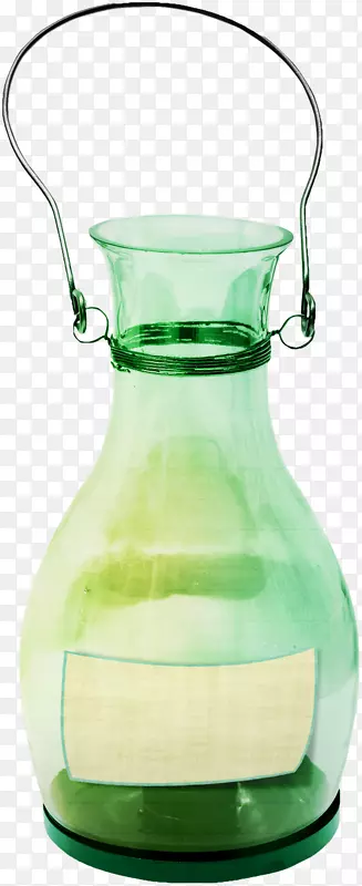 玻璃瓶透明半透明绿色透明玻璃瓶