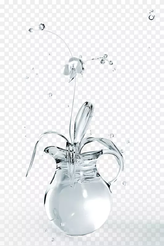玻璃透明半透明玻璃花瓶