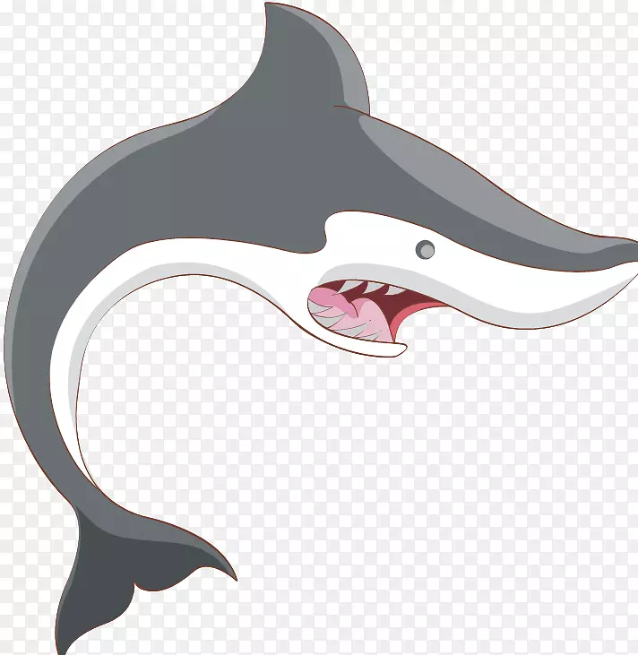 虎鲨大白鲨剪贴画-大白鲨剪贴画