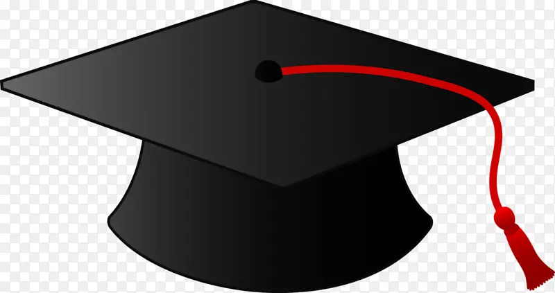 毕业典礼广场学术帽校服剪贴画-毕业帽PNG