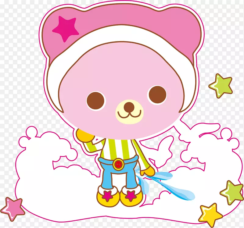 熊下载-粉红色熊