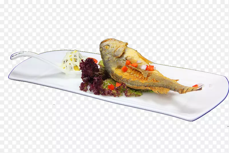 油炸鱼片煎炸蔬菜炸鱼
