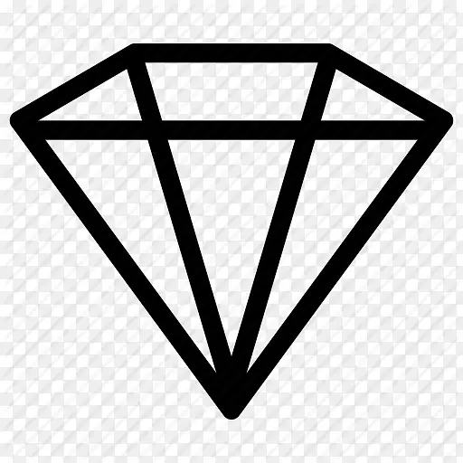 钻石电脑图标剪辑艺术-钻石和金钱