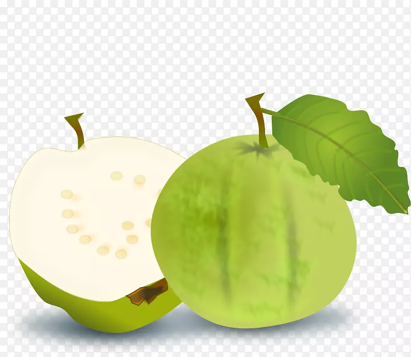 番石榴素食美食水果剪辑艺术-绿色苹果图片