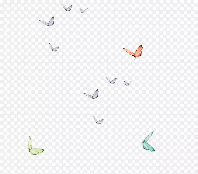 翅膀水鸟天空字体-梦想新鲜蝴蝶漂浮材料