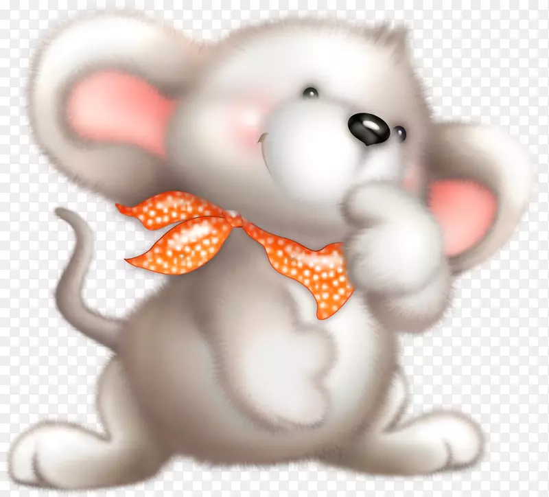 电脑鼠标住宅鼠标可爱的绘图剪辑艺术-可爱的鼠标剪贴画
