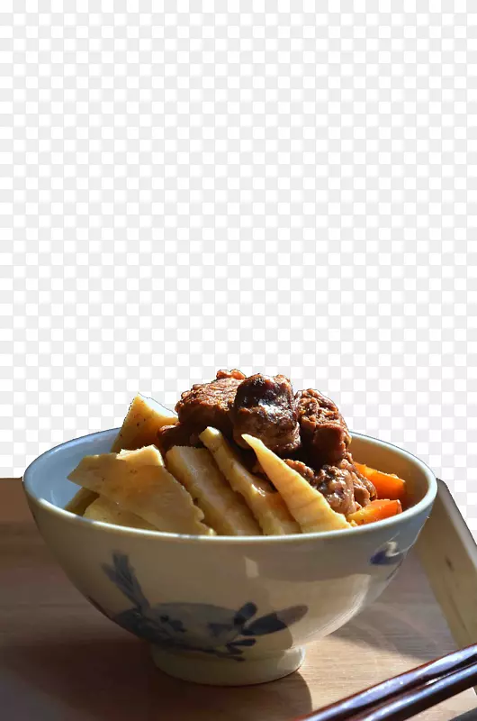亚洲菜，排骨，竹笋肉.竹笋煮猪肉