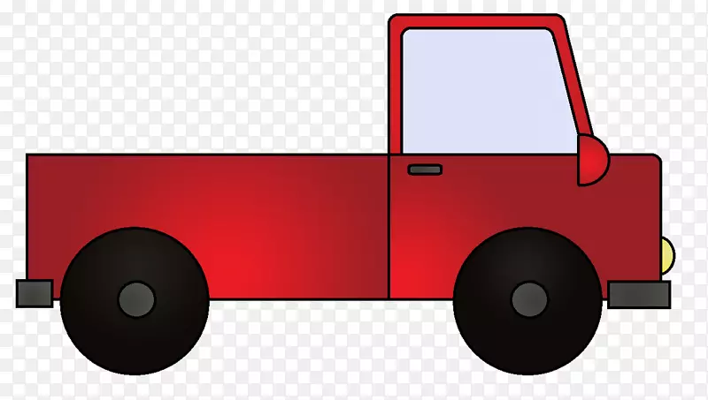 皮卡车泰晤士河贸易商剪贴画-红色卡车剪贴画