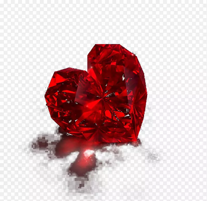 心水晶红水晶心