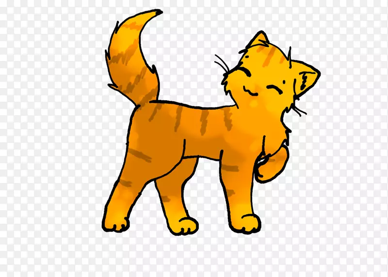 猫狗夹艺术-橙色猫图片