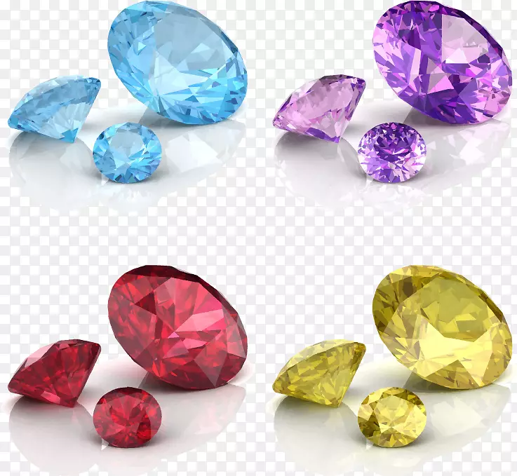 钻石色宝石首饰.彩色钻石