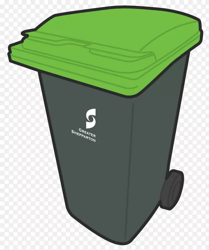 垃圾桶回收箱和废纸篮绿色垃圾桶剪贴画.回收箱图像