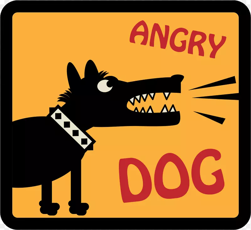 斗牛犬树皮夹艺术-愤怒的狗图片