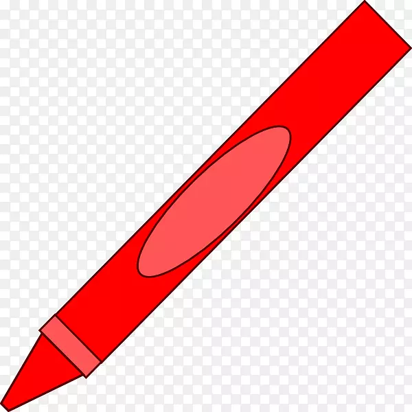 哈罗德和紫色蜡笔-红色剪贴画-红色蜡笔