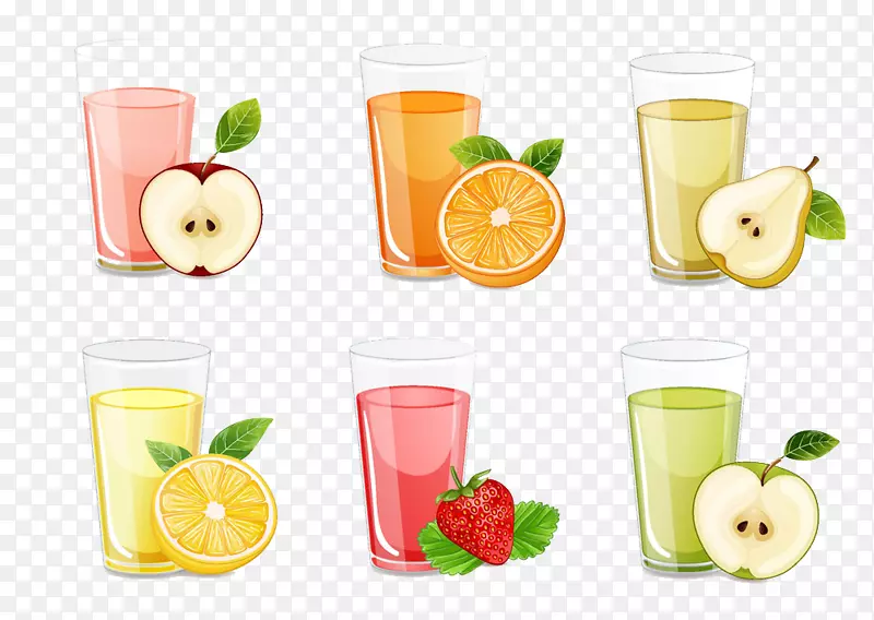 橙汁，番茄汁，汽水饮料，苹果汁-各种果汁图片