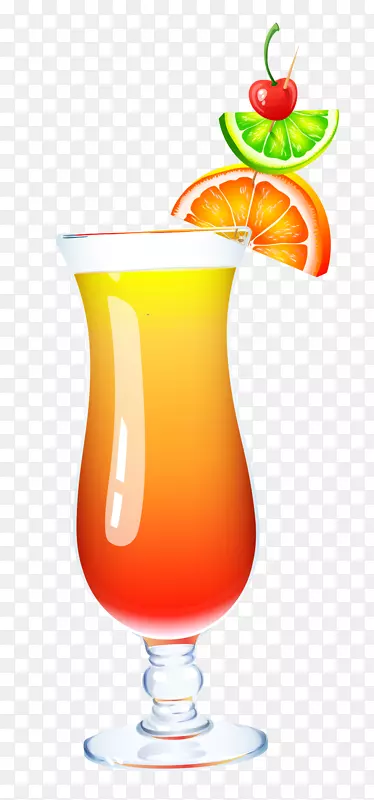 鸡尾酒螺丝刀马提尼橙汁-美味的橙汁