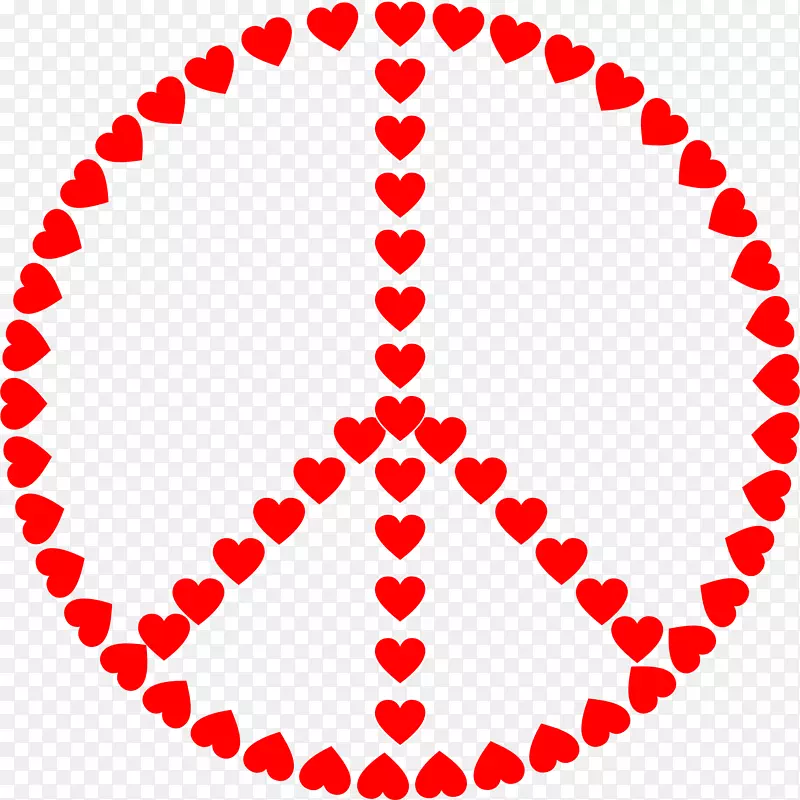 和平符号爱剪贴画-爱情符号剪贴画