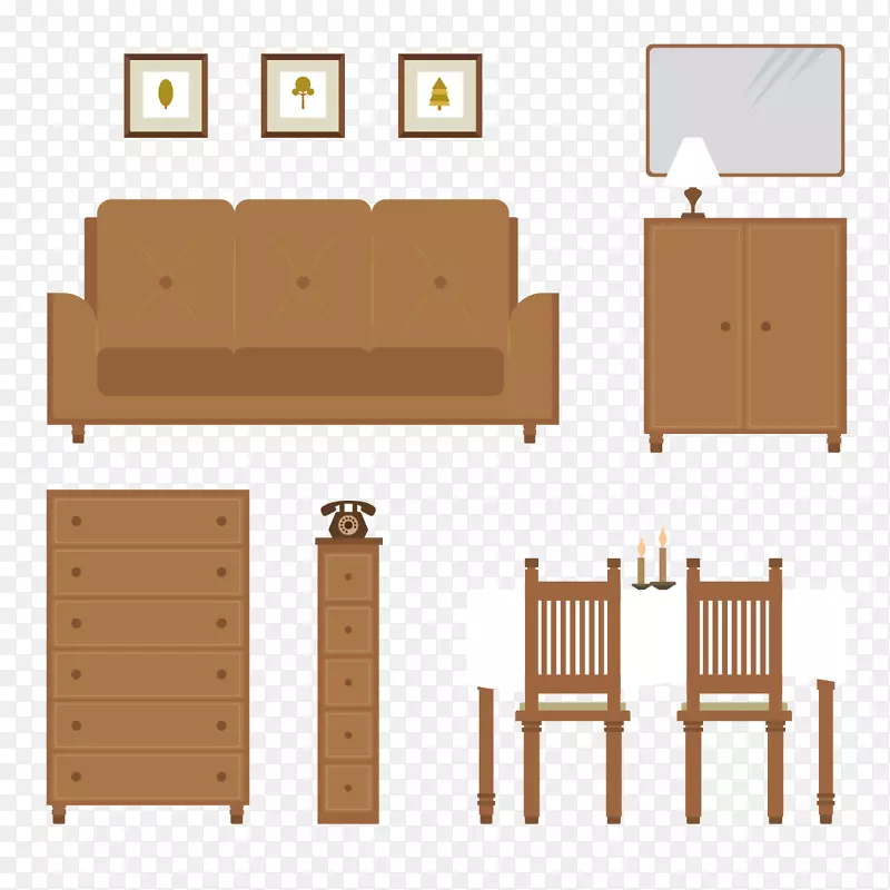 餐桌家具客厅沙发木家具