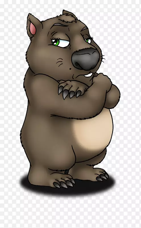 莱利与脾气暴躁的袋熊：墨尔本剪贴画-袋熊卡通之旅