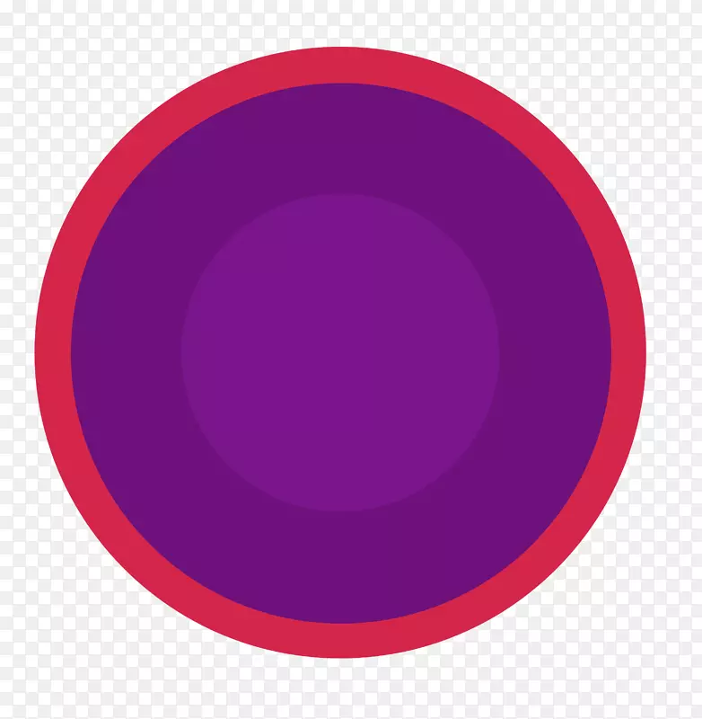 圆形字体-紫色圆圈创意