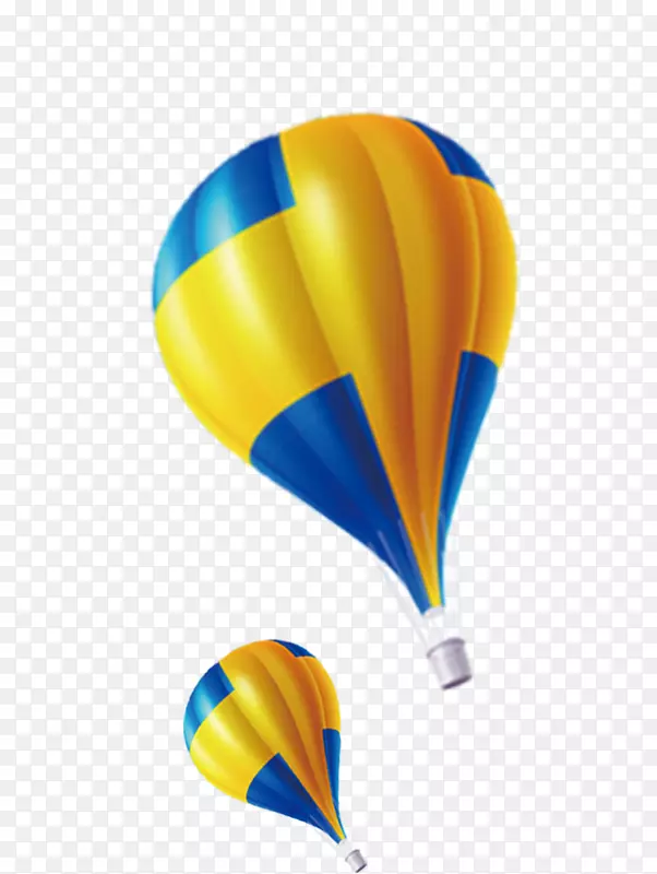 热气球黄色热气球