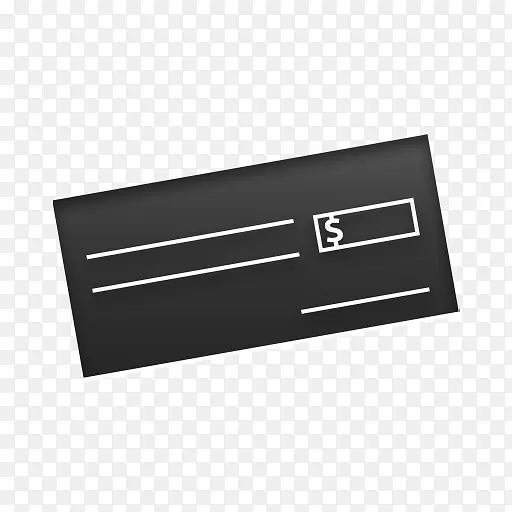 支票电脑图标银行支付款项-支票免费图标