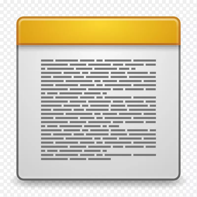 文字品牌材料黄色-应用程序配件文本编辑器