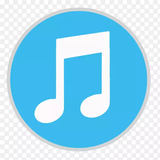 蓝色区域文本品牌-iTunes
