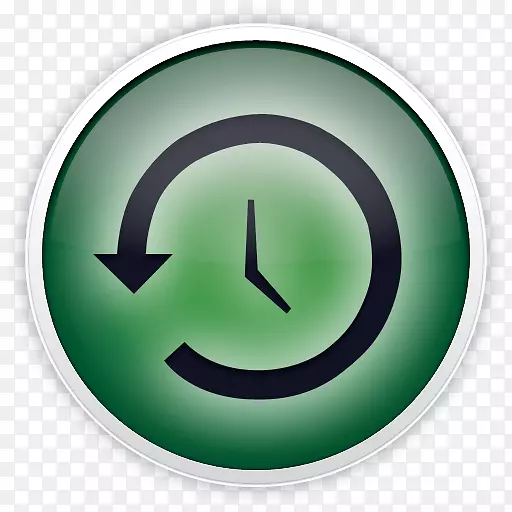 符号绿色字体-时间机器