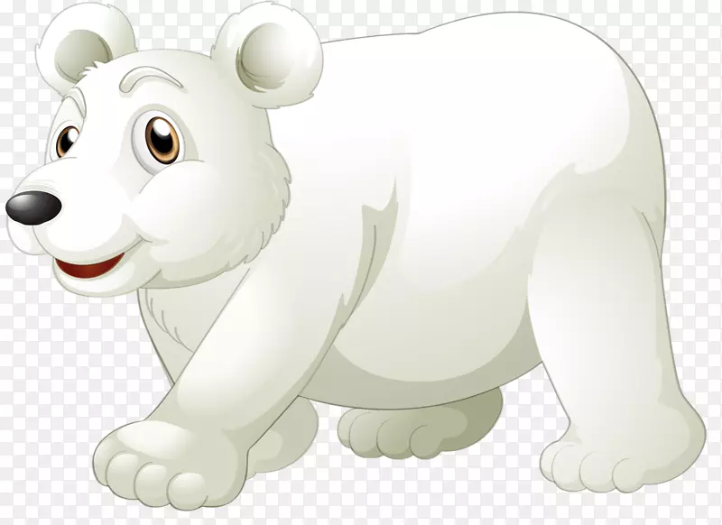 北极熊棕熊夹艺术熊