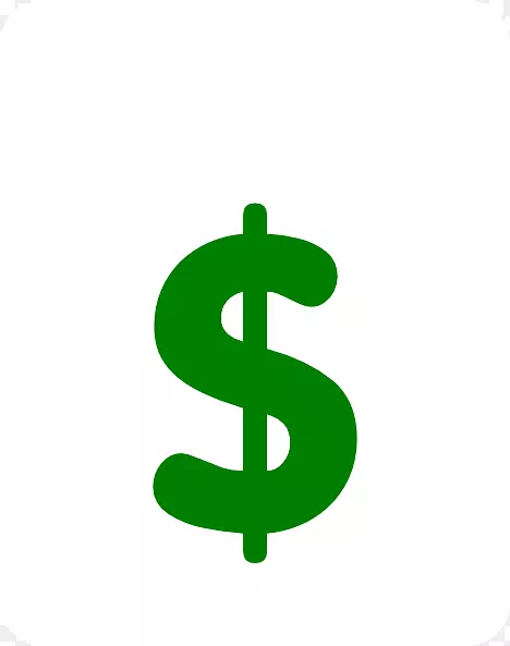 美元符号货币符号美元剪贴画-美元符号边框