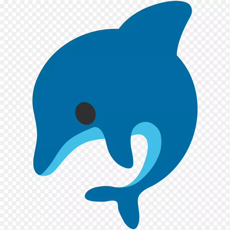 海豚表情文字短信Noto字体贴纸-海豚