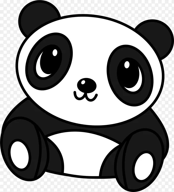 大熊猫宝宝熊画可爱-熊猫