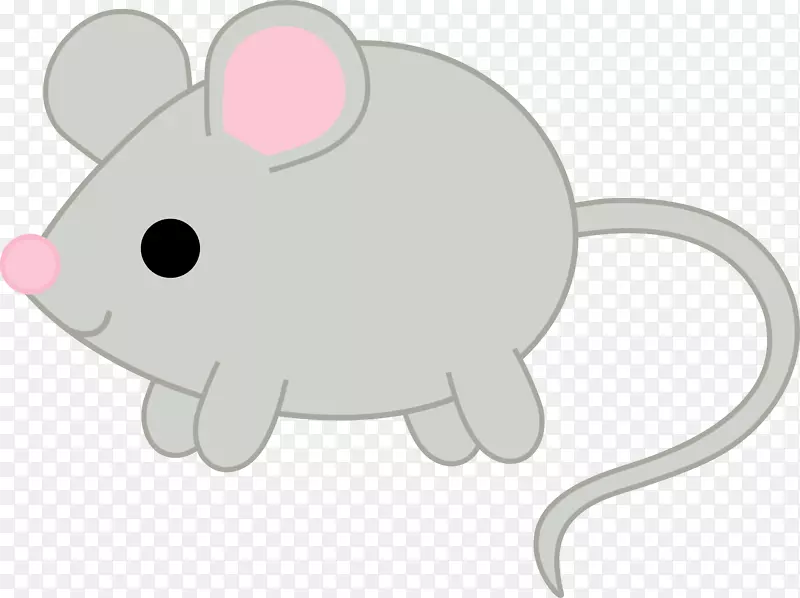 电脑鼠标可爱家居鼠标剪贴画-老鼠