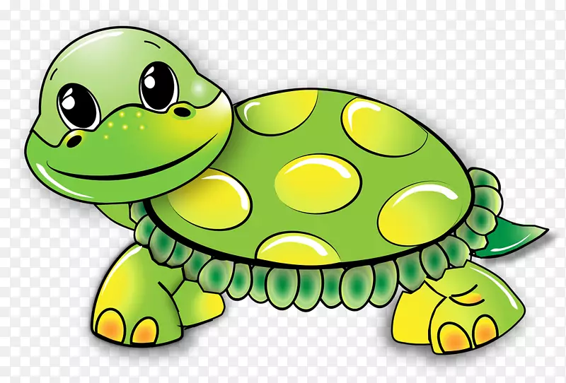 海龟爬行动物动画剪辑艺术-海龟