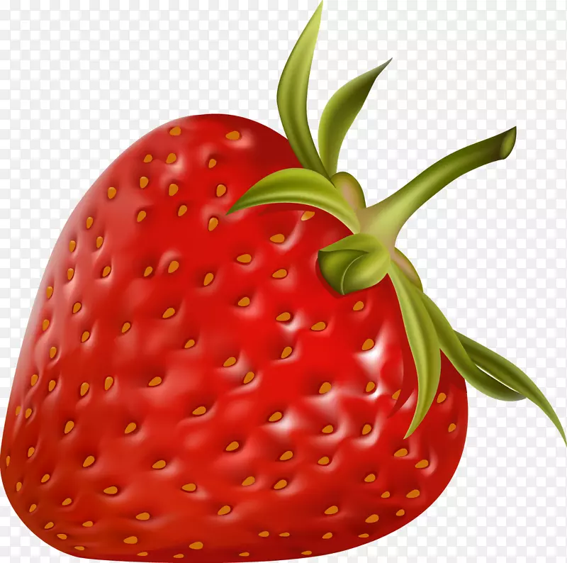 果汁奶昔草莓剪贴画-草莓