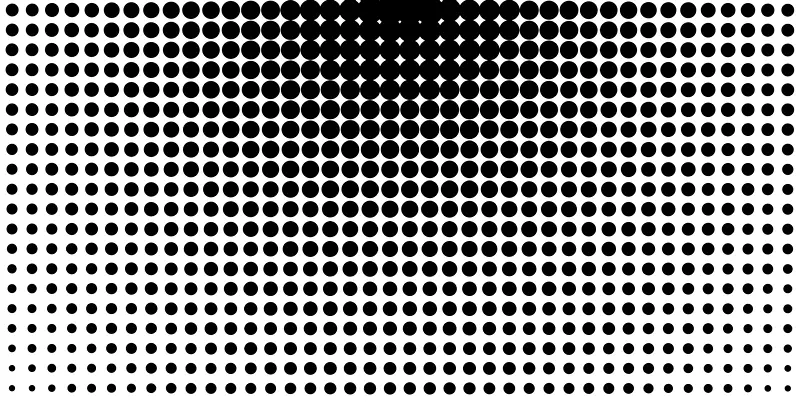 半色调黑白连续色调图案圆形图案剪贴画