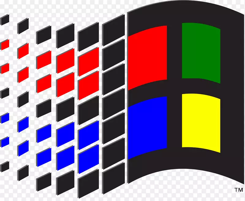 Windows 3.1x Windows 8 Windows 1.0徽标-Windows徽标