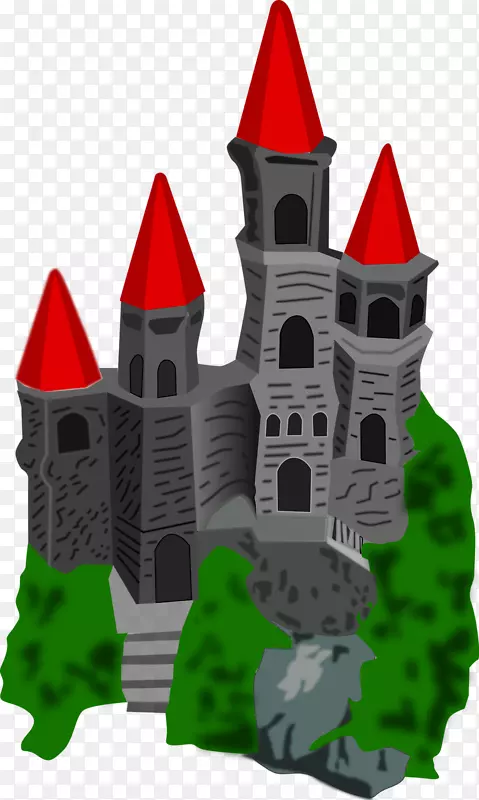 城堡绘画剪辑艺术-城堡