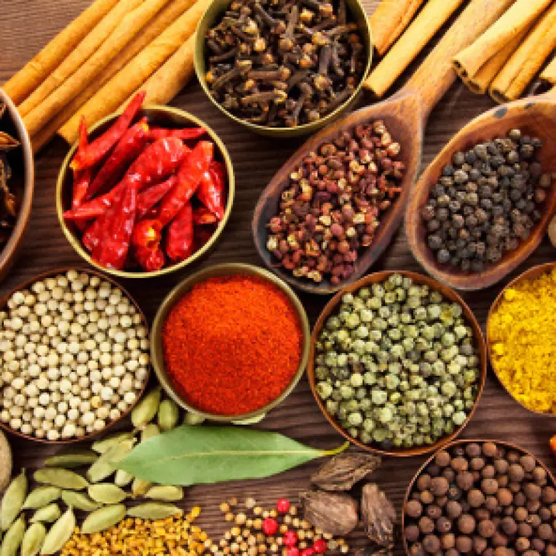 印度菜，亚洲菜，食物香料-草药