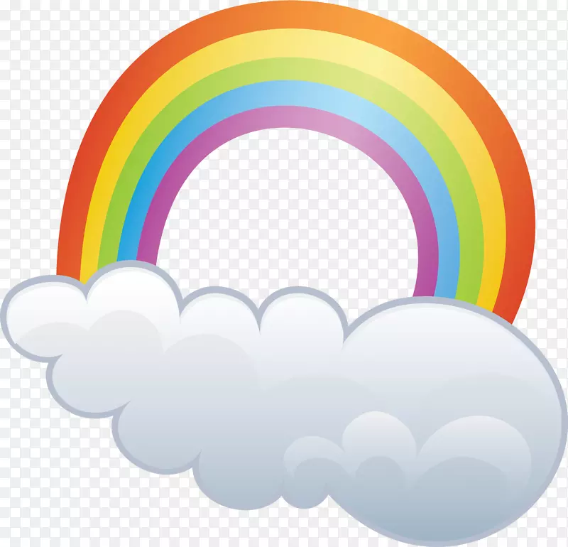 电脑图标天气彩虹云彩虹